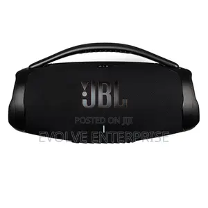 Jblboombox 3 Black Portable Bluetooth Speaker