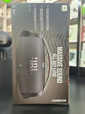 Jblboombox 3 Black Portable Bluetooth Speaker