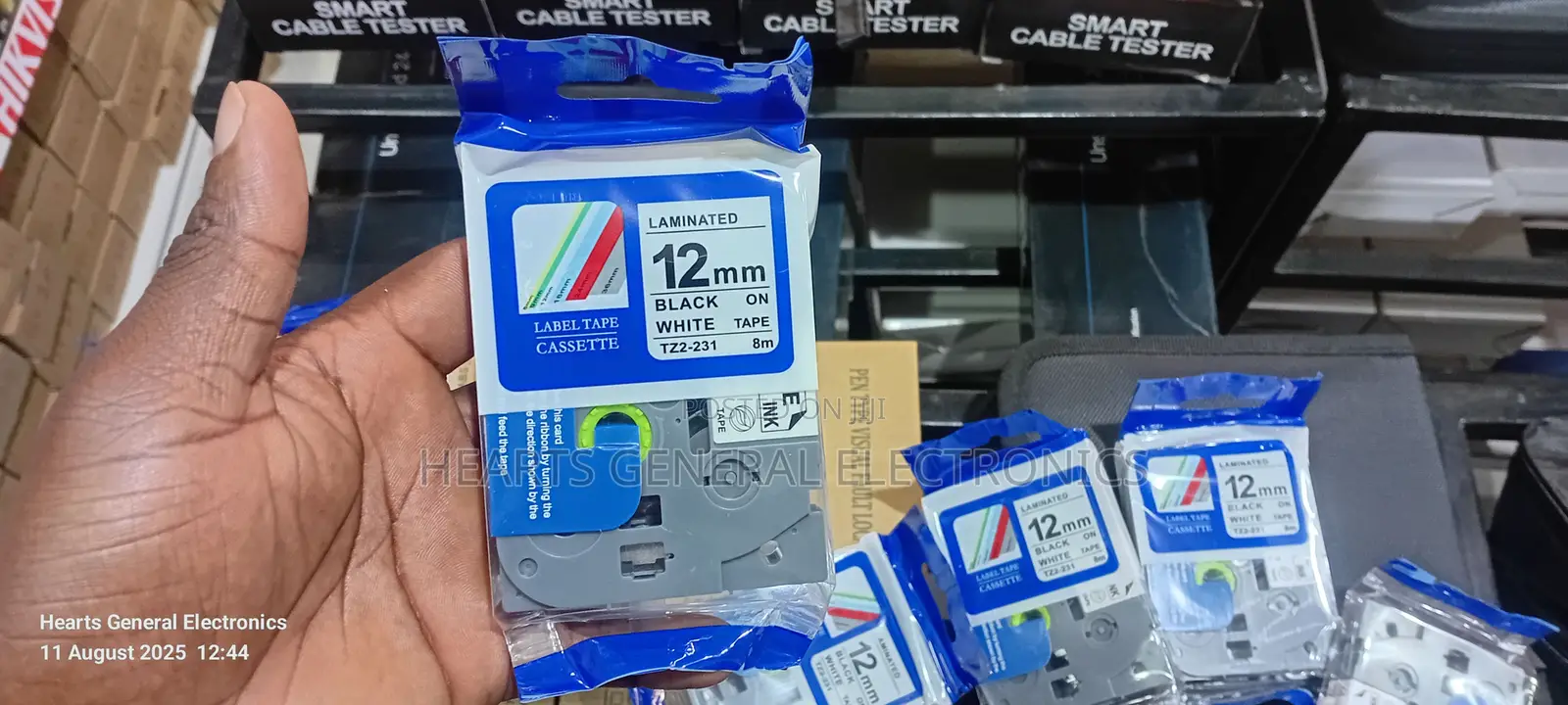 Brother Tz2-231 Label Printer Tape ( Black on White 12mm)