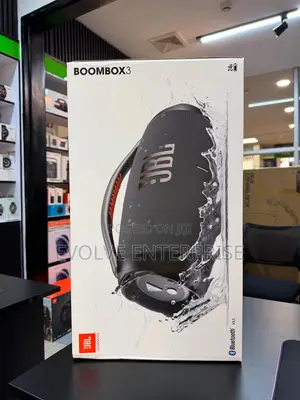 Jblboombox 3 Black Portable Bluetooth Speaker