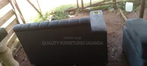 Gray 2 Seater/1 Armed Cupholder Seater
