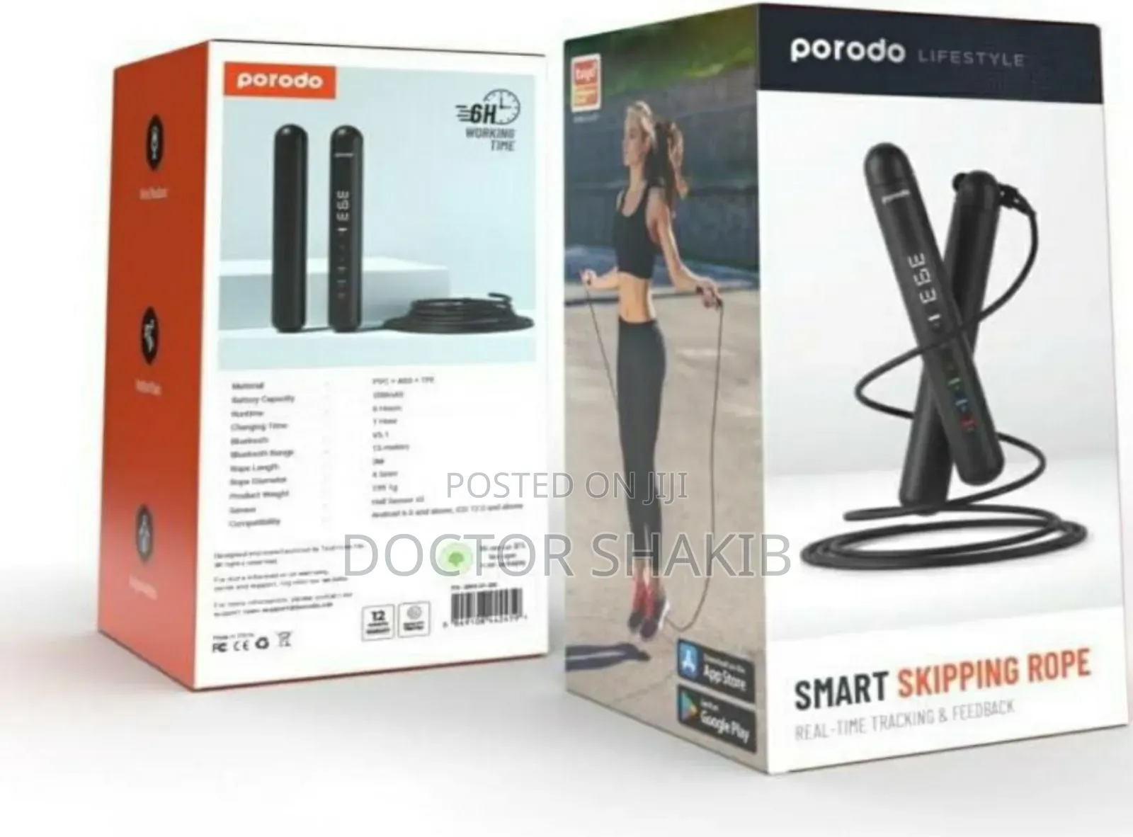 New Porodo Lifestyle Smart Voice Jump Skip Rope