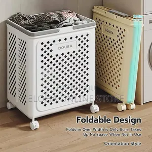 Foldable Plastic Laundry Basket