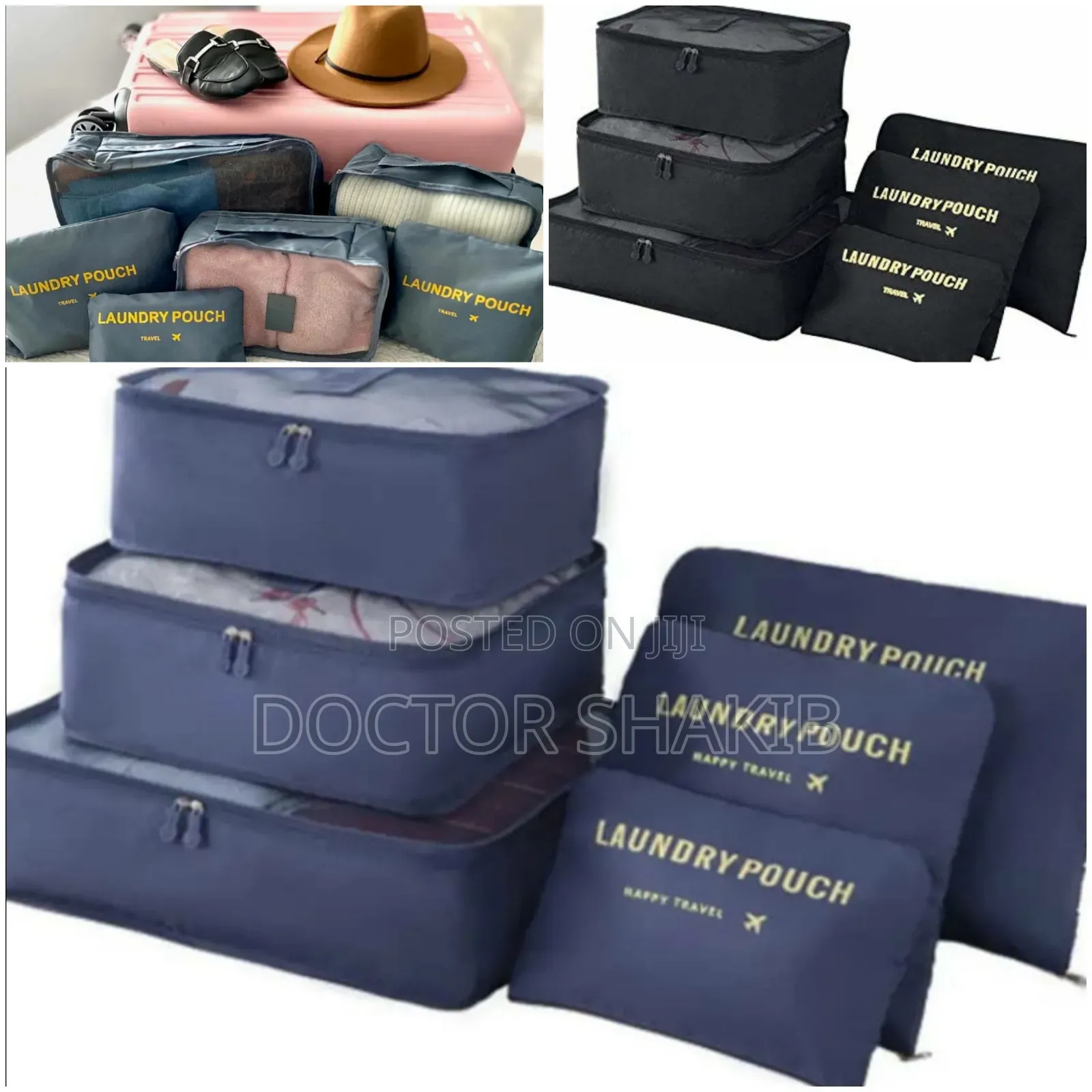 Quality Threaded Pear Travel Organizer Bags
