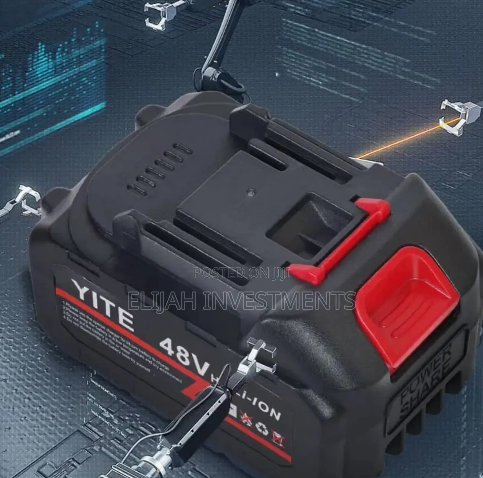 Yite 48v Li-Ion Battery for a Cordless Pressure Washer