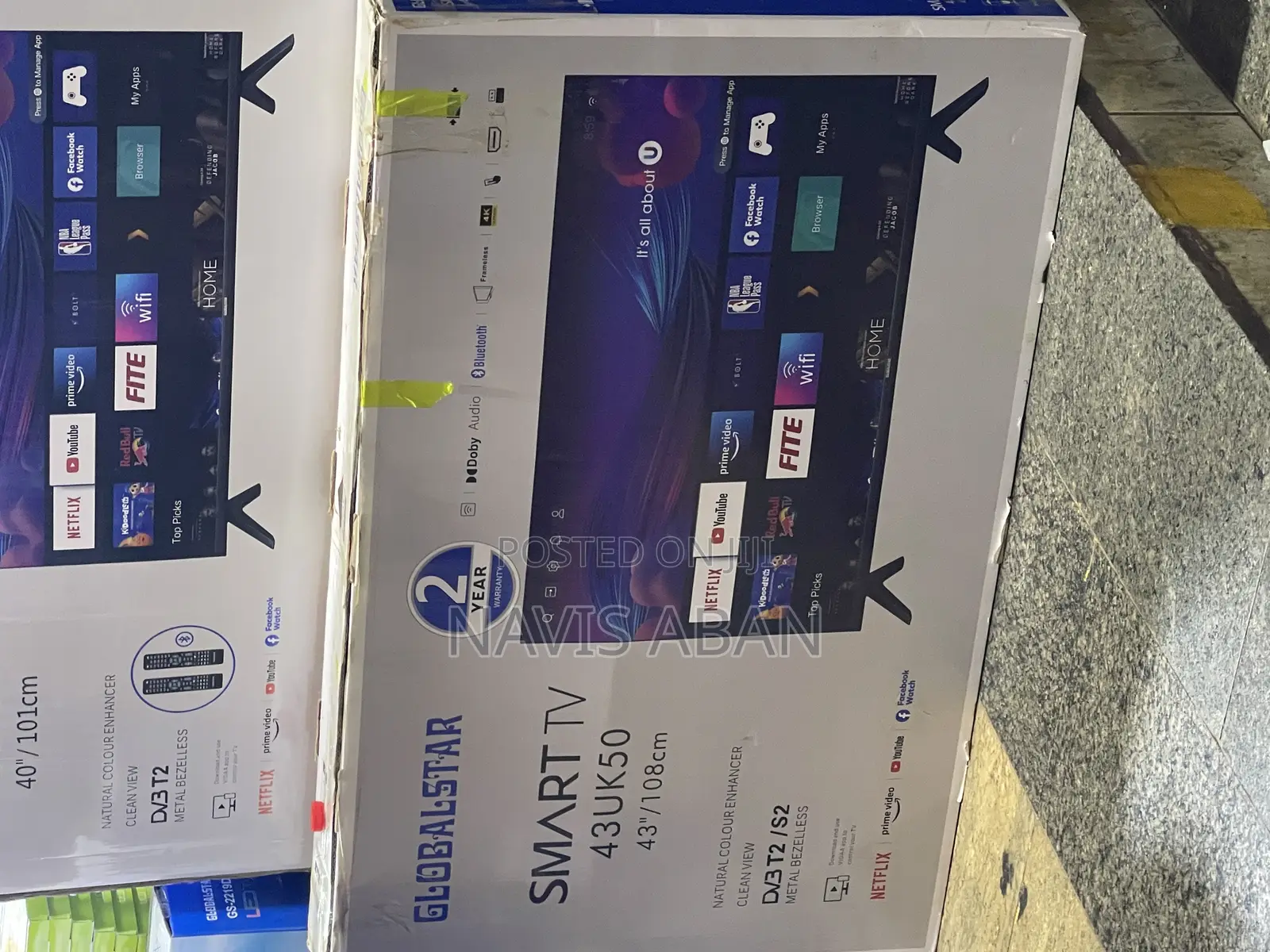 Globalstar 43 Inches Smart Tv With Free To Air