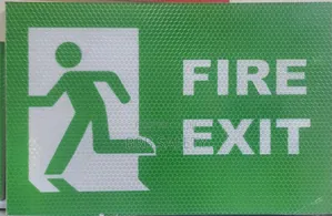 Fire Exit Signs.