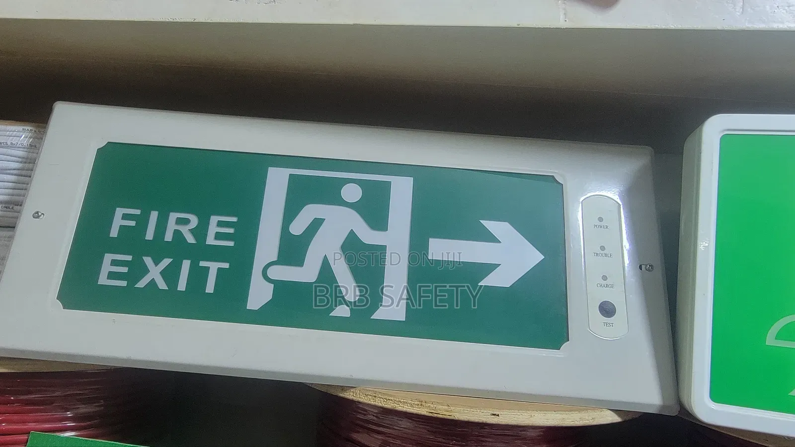 Fire Exist Signage With Back Up Battery