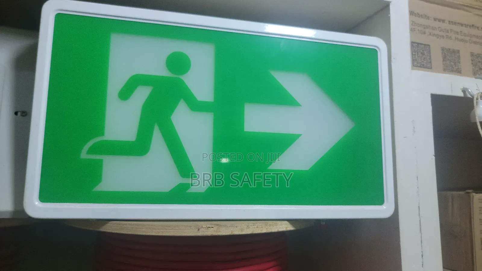 Fire Exist Signage With Back Up Battery