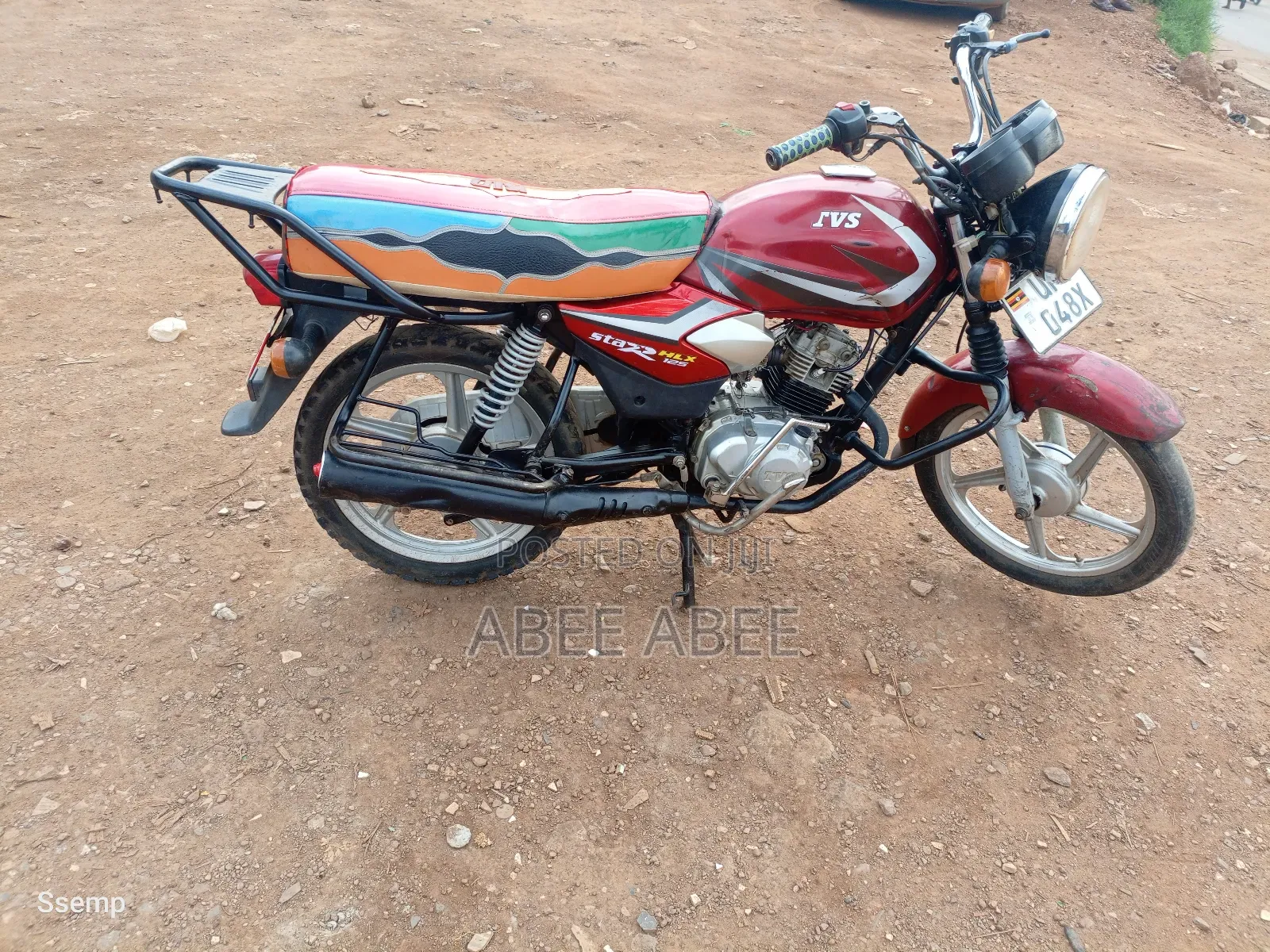 TVS HLX 125 2023 Red