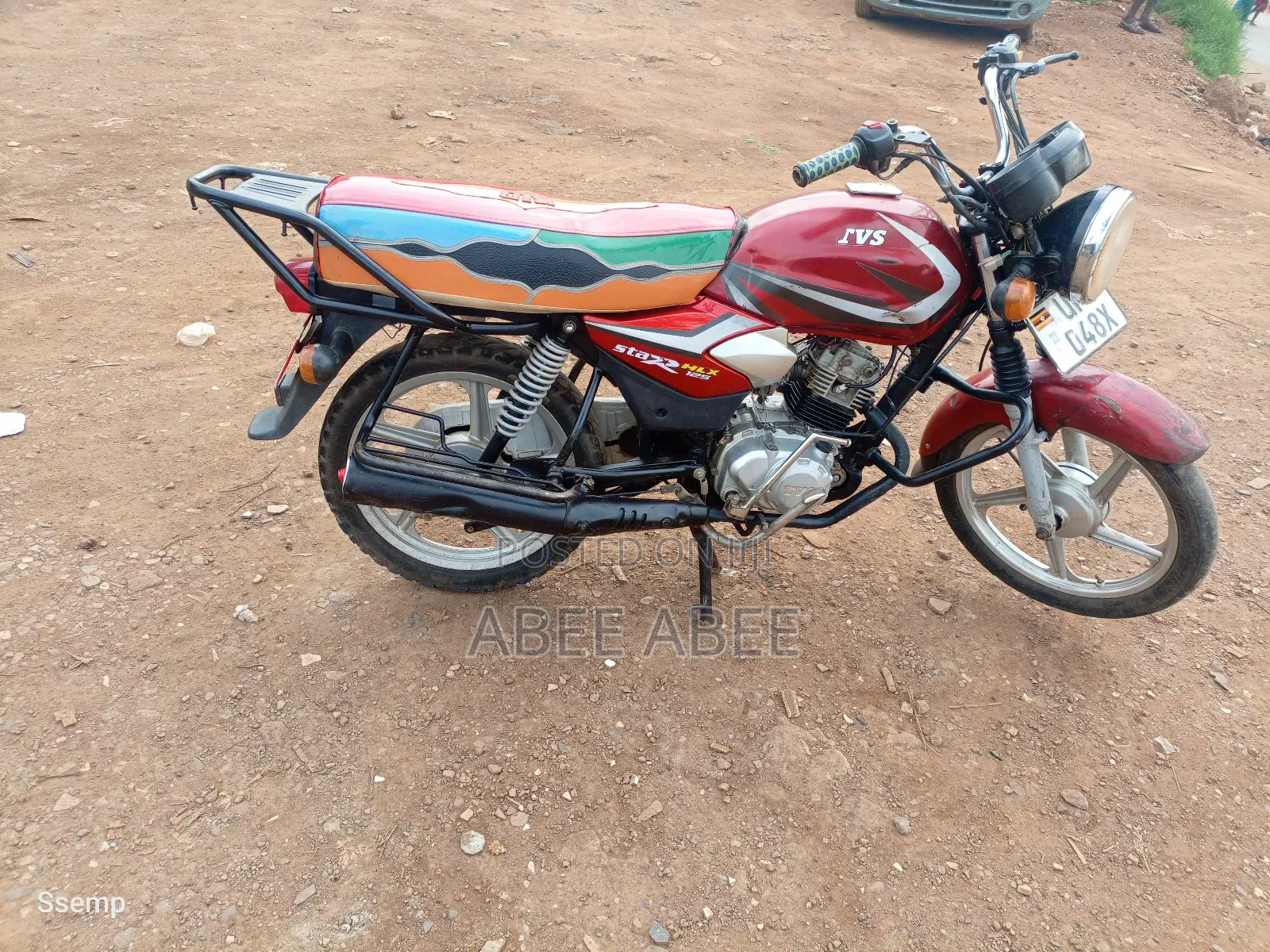 TVS HLX 125 2023 Red