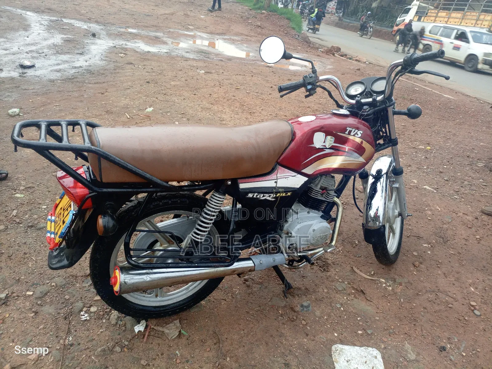 TVS XL 100 2016 Red