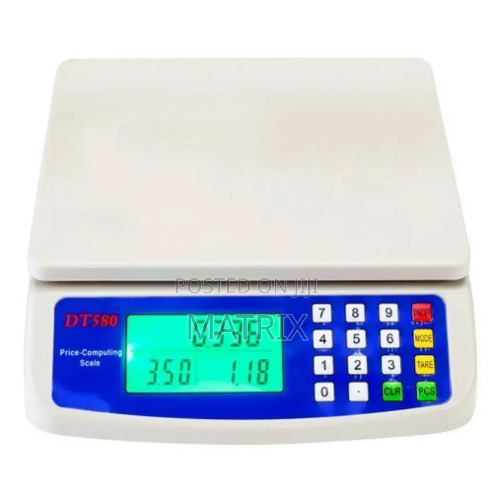 30kg Electronic Price Computing Weighing Scale – White