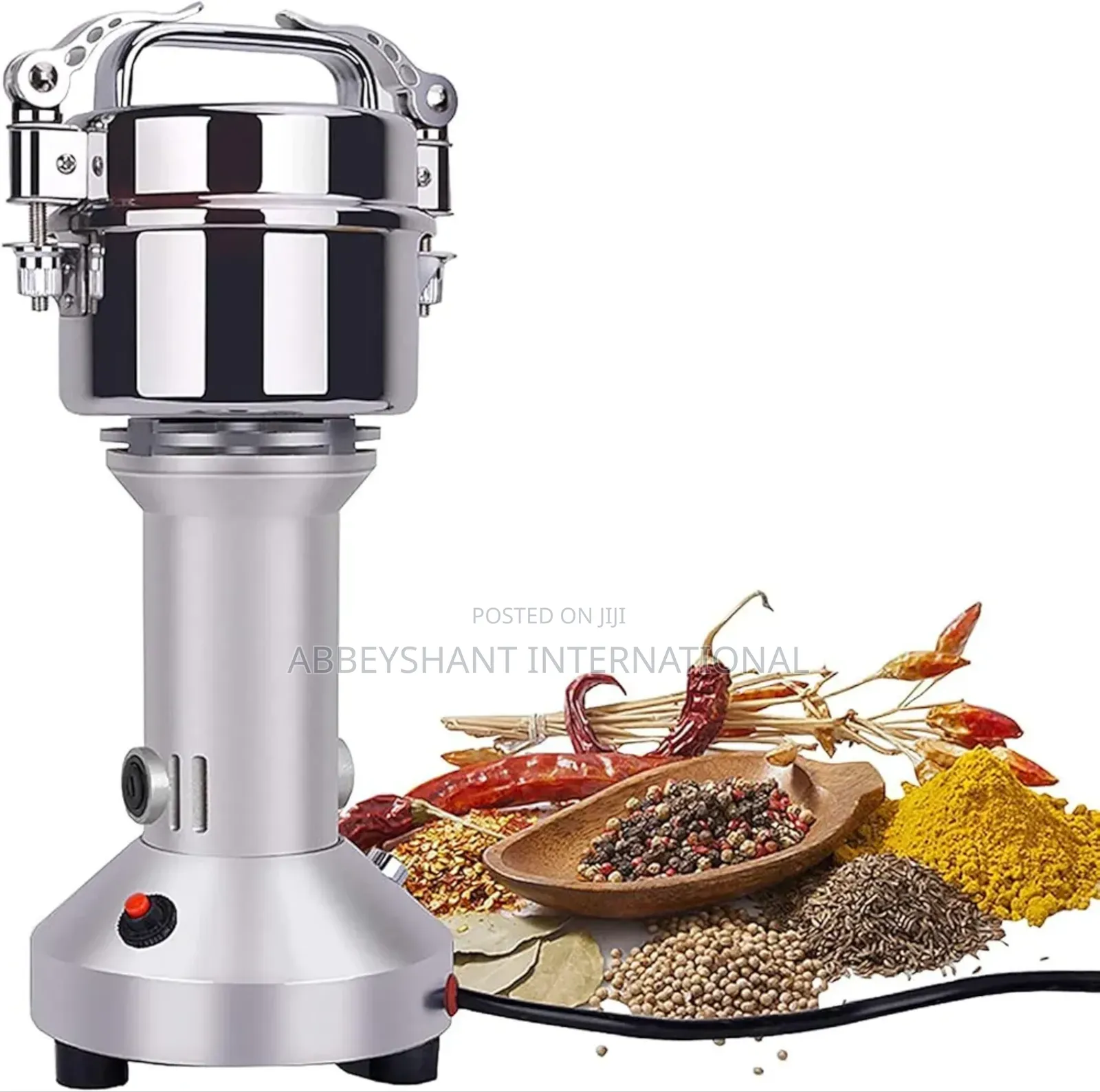 Grain Grinder, 250g Spice Commercial Powder Machine