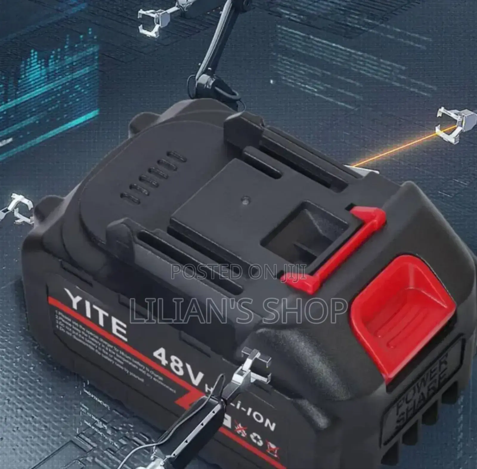 Yite 48v Li-Ion Battery for a Cordless Pressure Washer