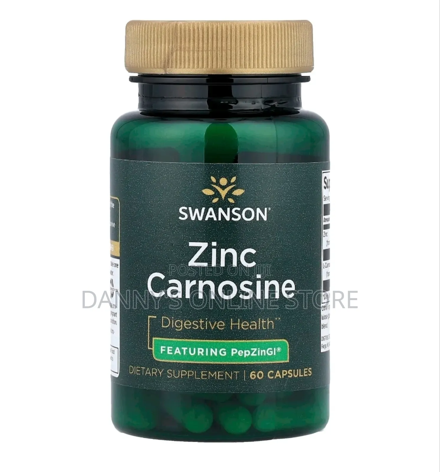 Zinc Carnosine, 60 Capsules