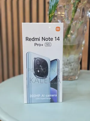 New Xiaomi Redmi Note 14 Pro+ 5G 256 GB Black