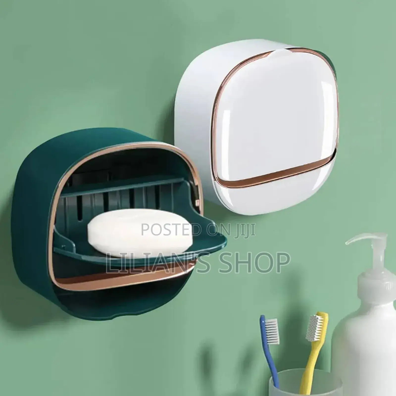Waterproof Soap Holder With Drainage Box Bathroom Drain