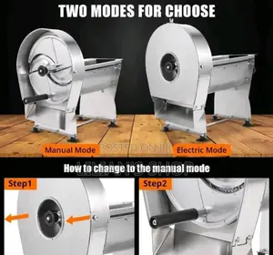 2in1(Manual and Electric) Commercial Vegetable Slicer