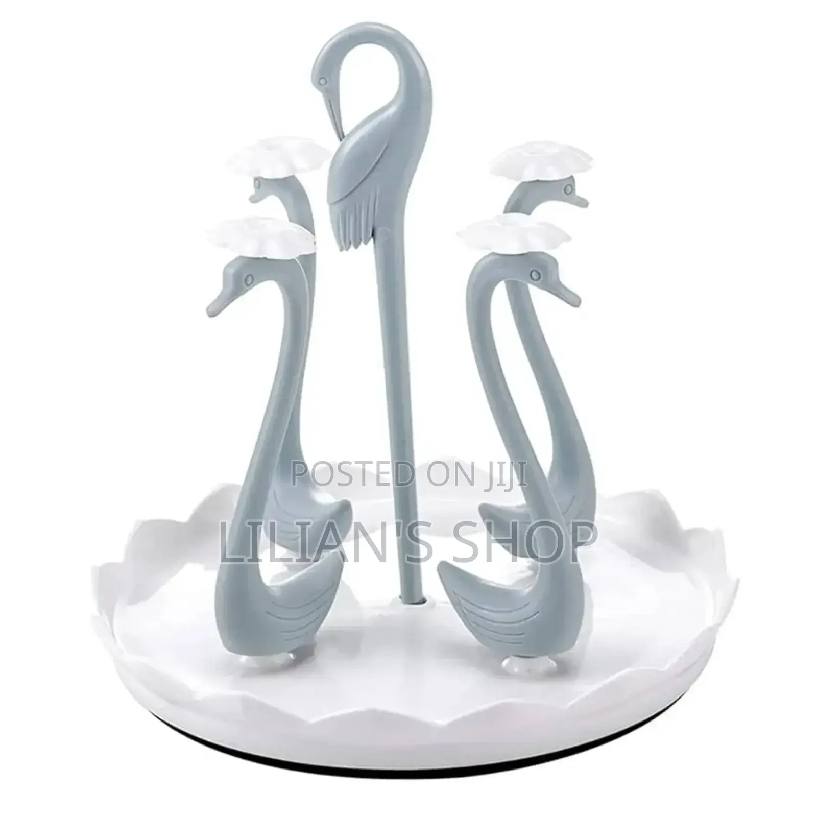 Zerodis Swan Cup Holder With Rotating Drip Tray