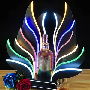 Led Wine Bottle Display Stand