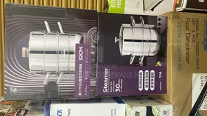 32cm 3~Layers Food Steamer Stainless Steel With Usb Timer