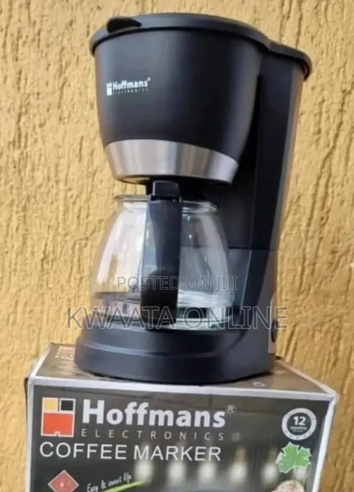 Hoffmans Electric Coffee Maker /Machine -1.5l