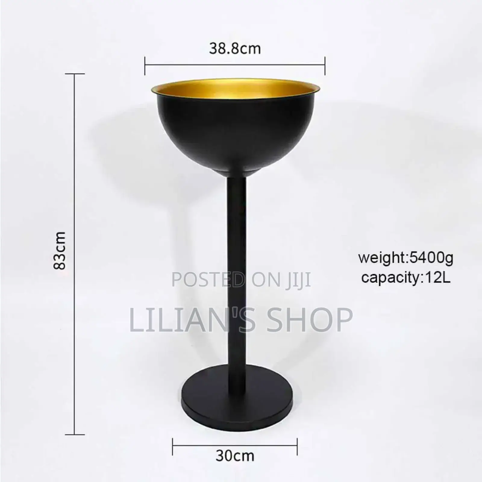 Stainless Steel Tall Champagne Ice Bucket With Stand