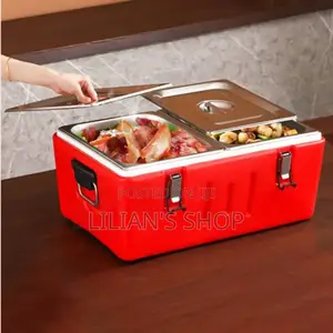 Hot and Cold Double Dish Insulated Food Container