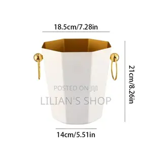 Portable Heavy-Duty Metal Champagne Ice Bucket