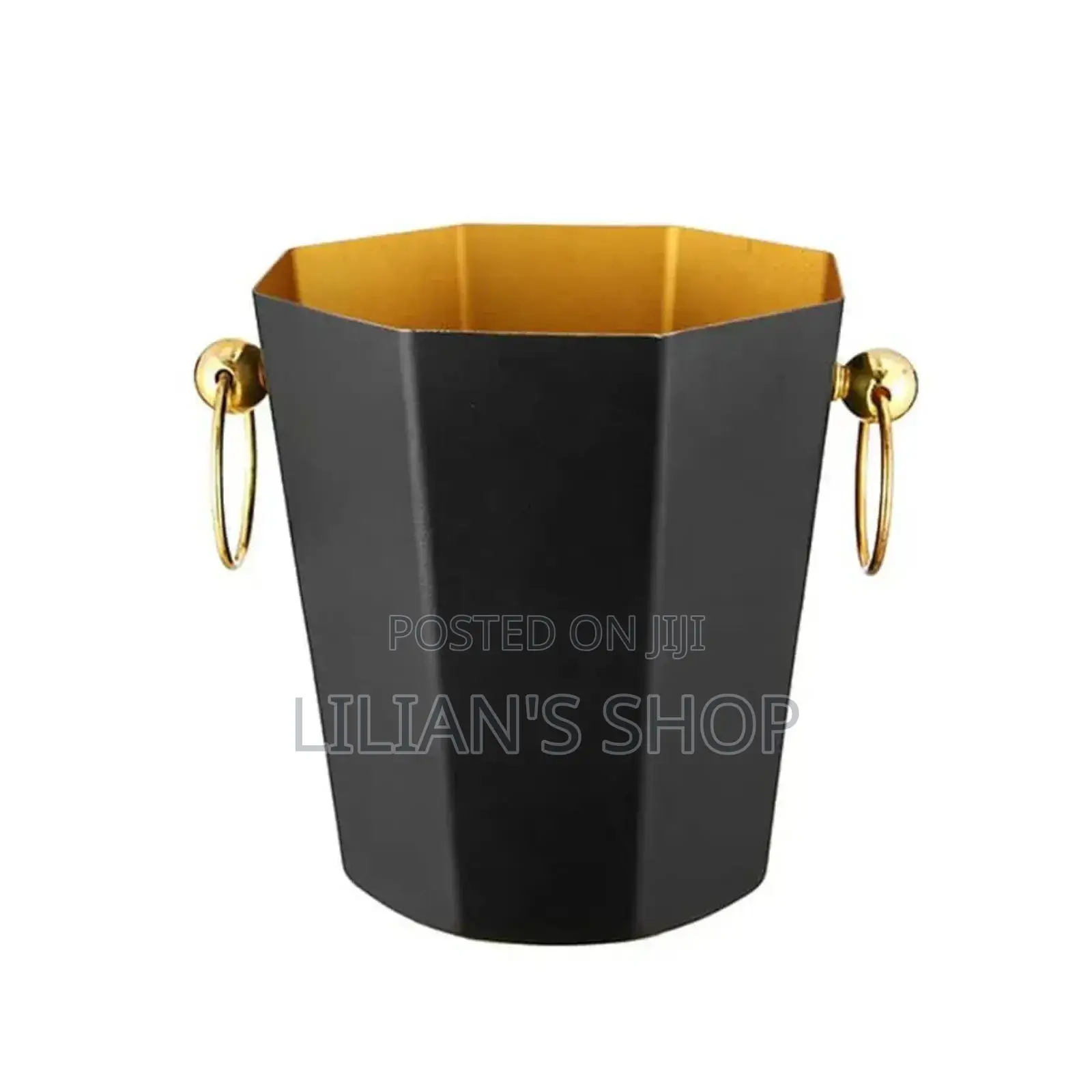 Portable Heavy-Duty Metal Champagne Ice Bucket