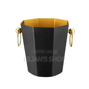 Portable Heavy-Duty Metal Champagne Ice Bucket