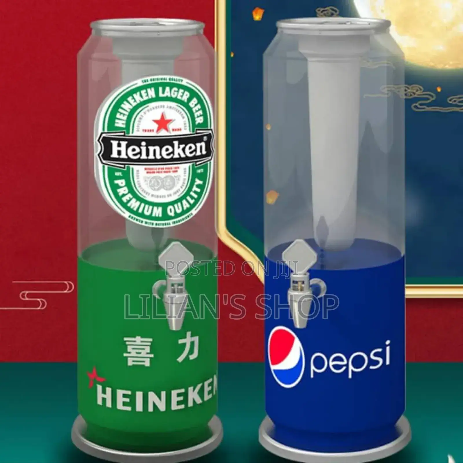 3l Led Rechargeable Beer Dispenser Tower