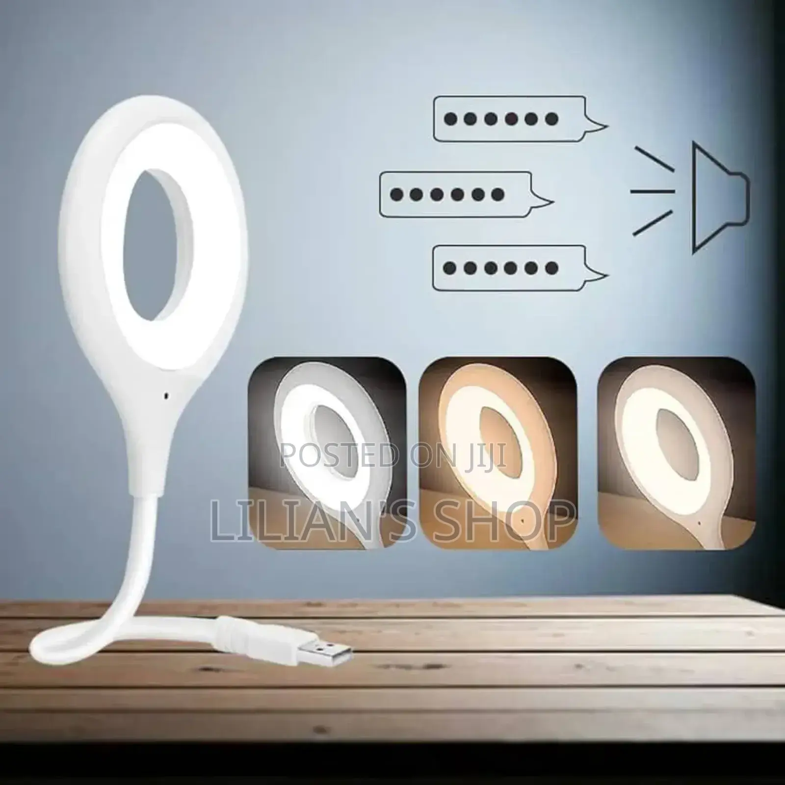 Intelligent Voice Control Usb Lamp With 3 Colours