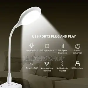 Intelligent Voice Control Usb Lamp With 3 Colours