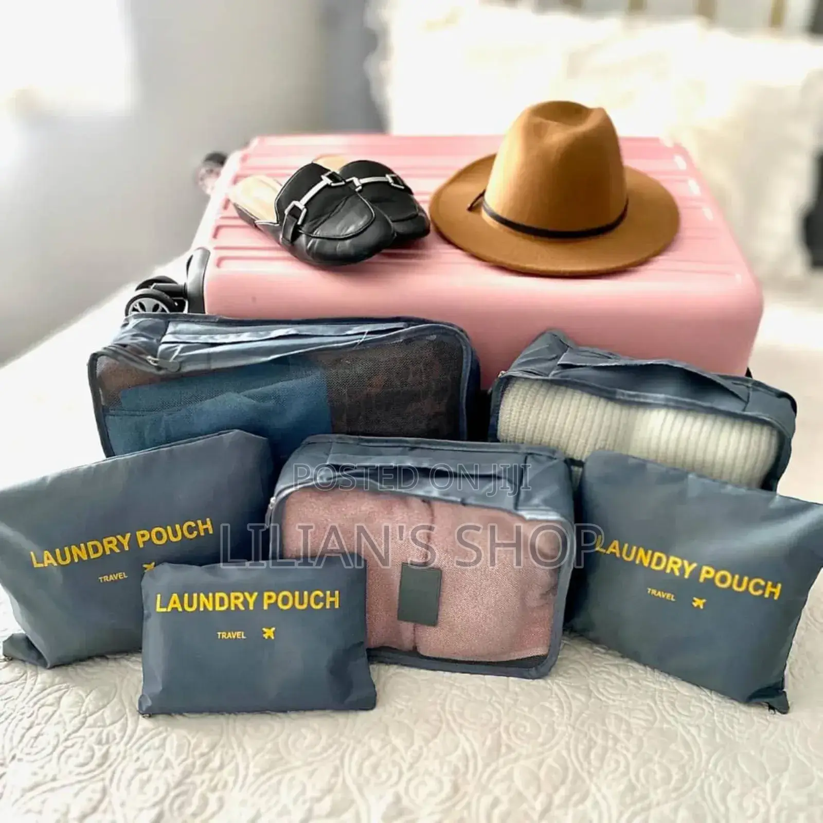 Threaded Pear Travel Organizer Bags