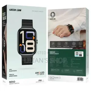 Green Lion Nexo Smart Watch - Black
