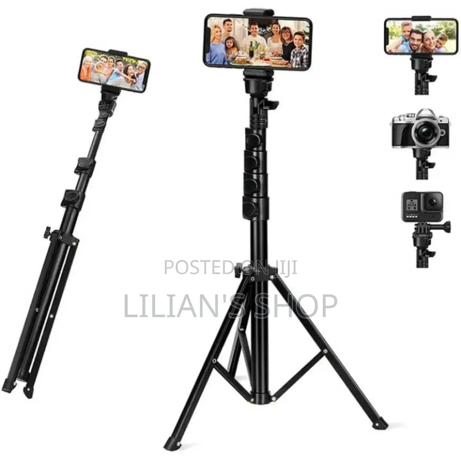 Jmary Tripod/Monopod Mt-41, Floor, 42 – 137 Cm, Black