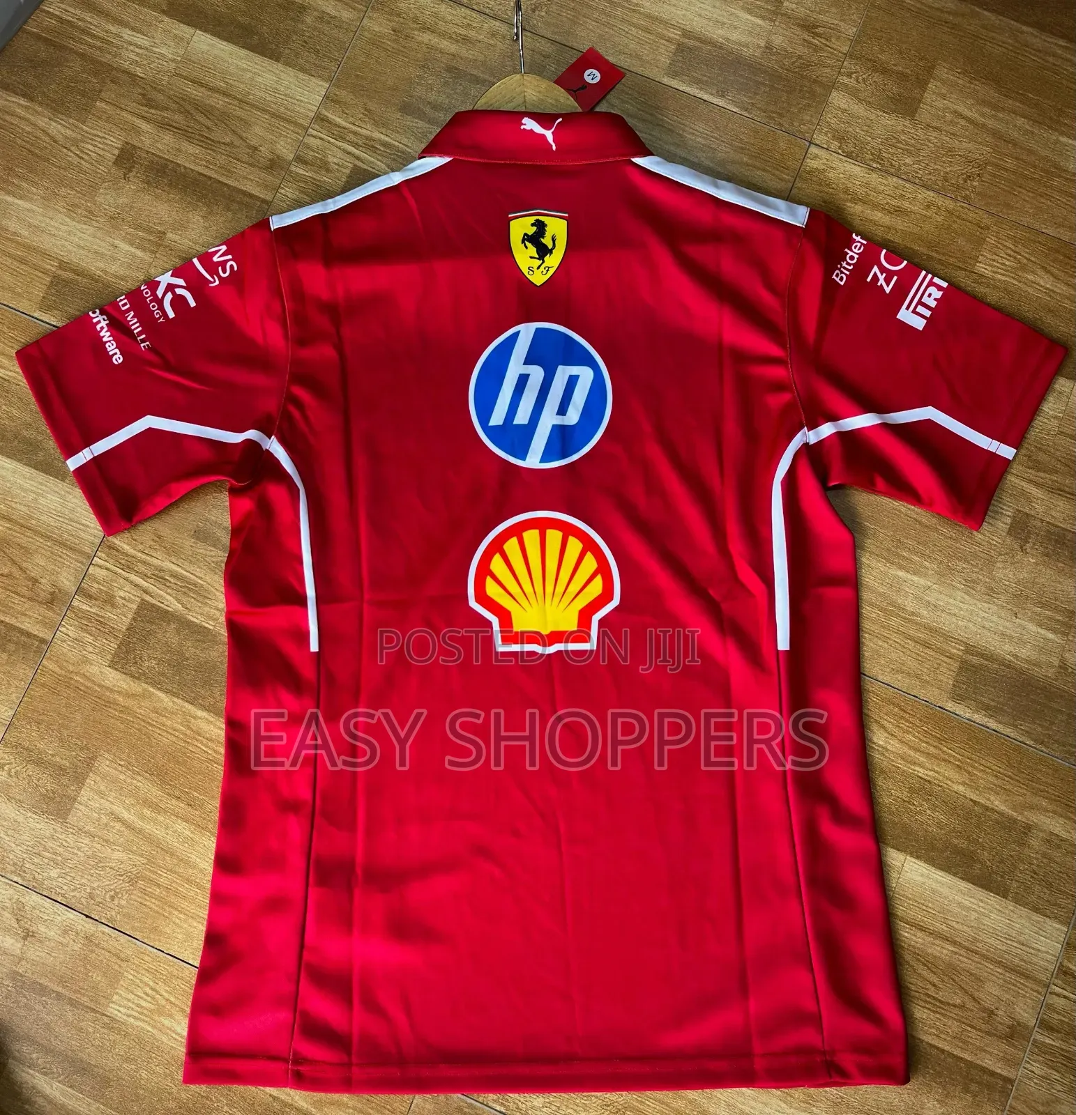 Scuderia Ferrari Hp 2025 Team Polo Shirt Formula 1 Jersey