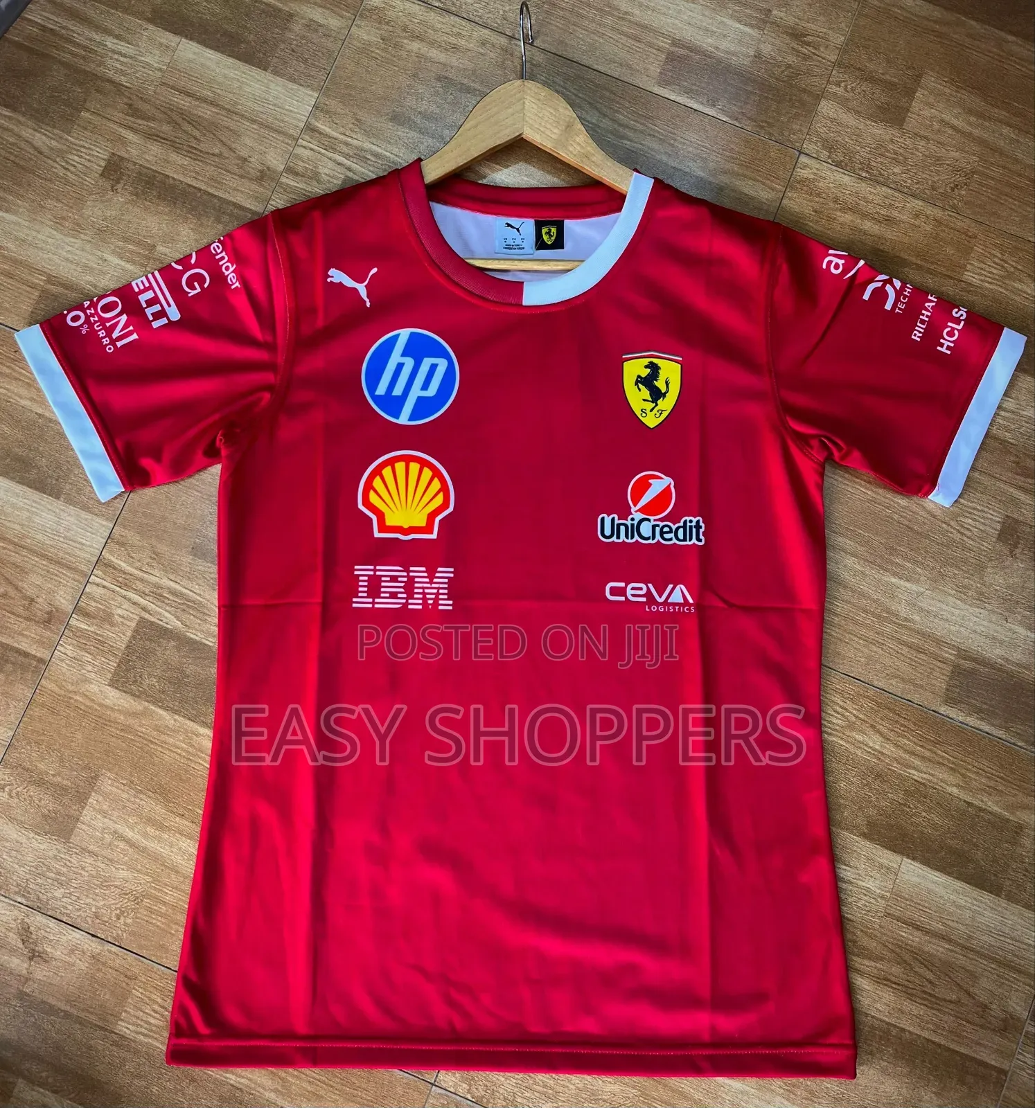 2025 Scuderia Ferrari F1 Team T-Shirt Original Jersey
