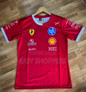 2025 Scuderia Ferrari F1 Team T-Shirt Original Jersey