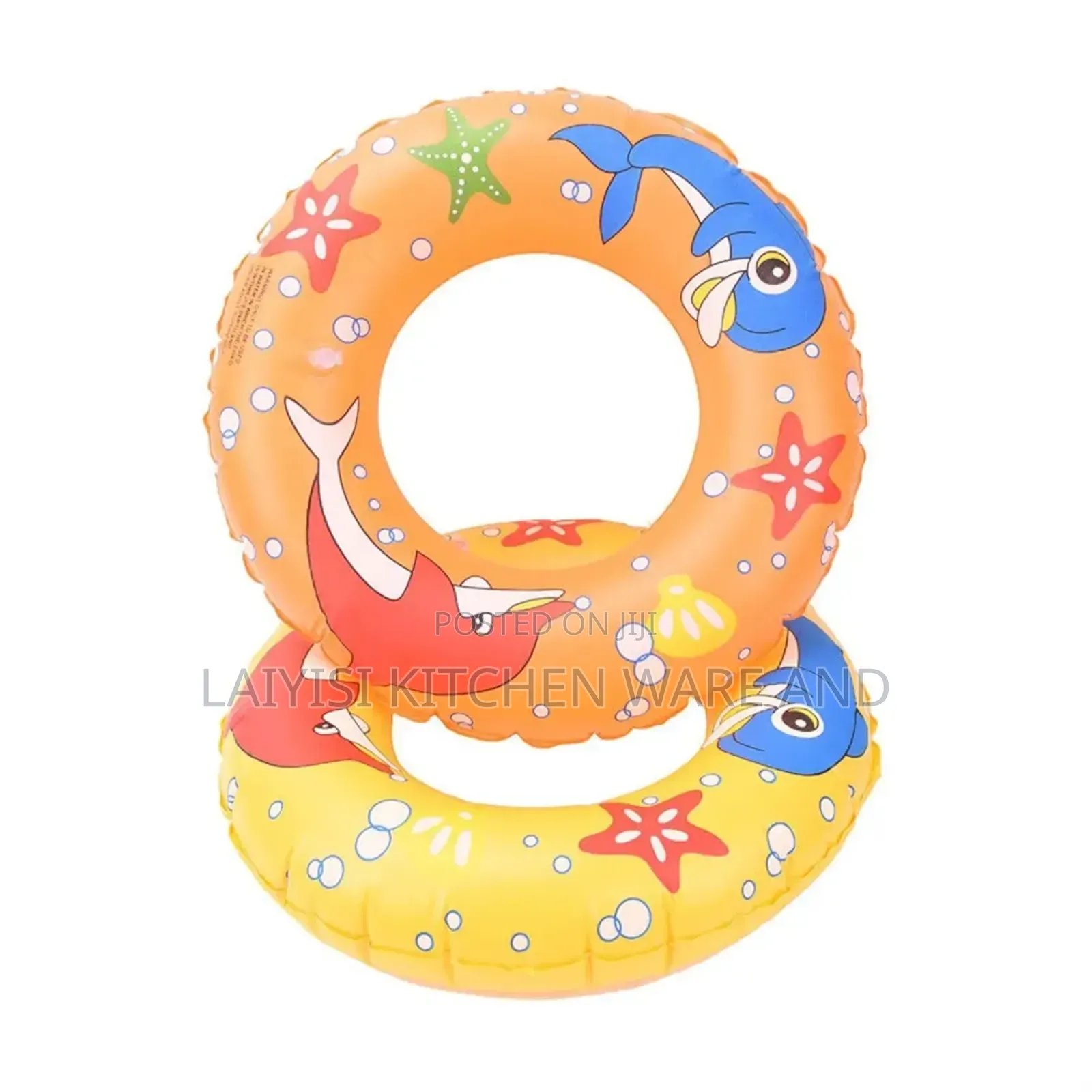 Swim Ring - Blow Up Floating Tube for Swimming Pool, Beach