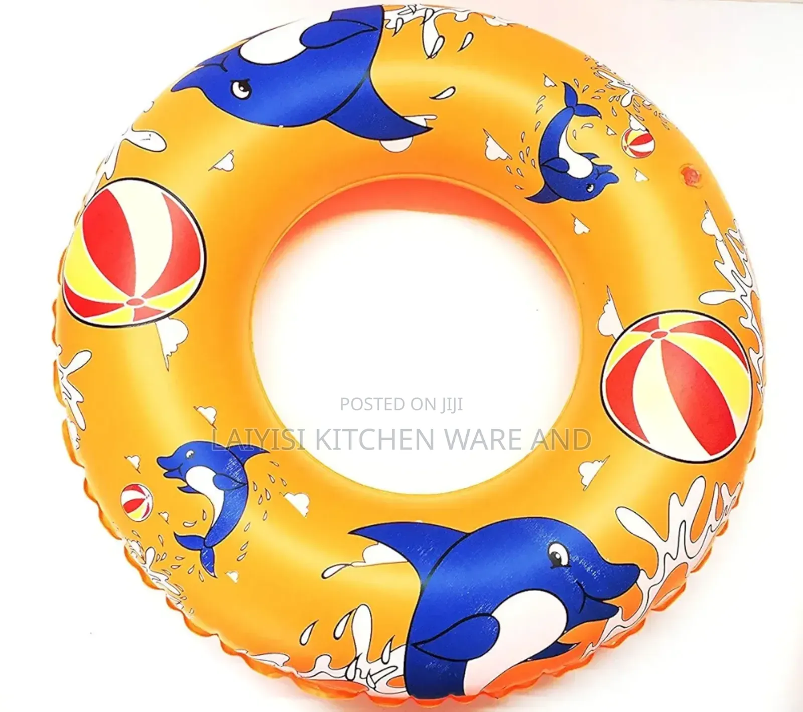 Swim Ring - Blow Up Floating Tube for Swimming Pool, Beach