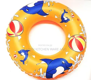 Swim Ring - Blow Up Floating Tube for Swimming Pool, Beach