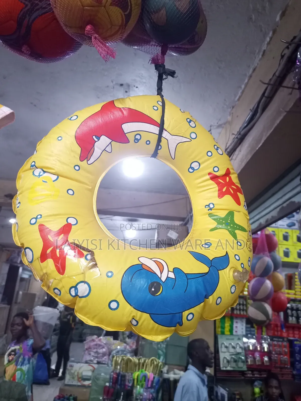 Swim Ring - Blow Up Floating Tube for Swimming Pool, Beach