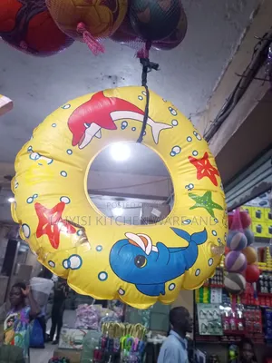 Swim Ring - Blow Up Floating Tube for Swimming Pool, Beach