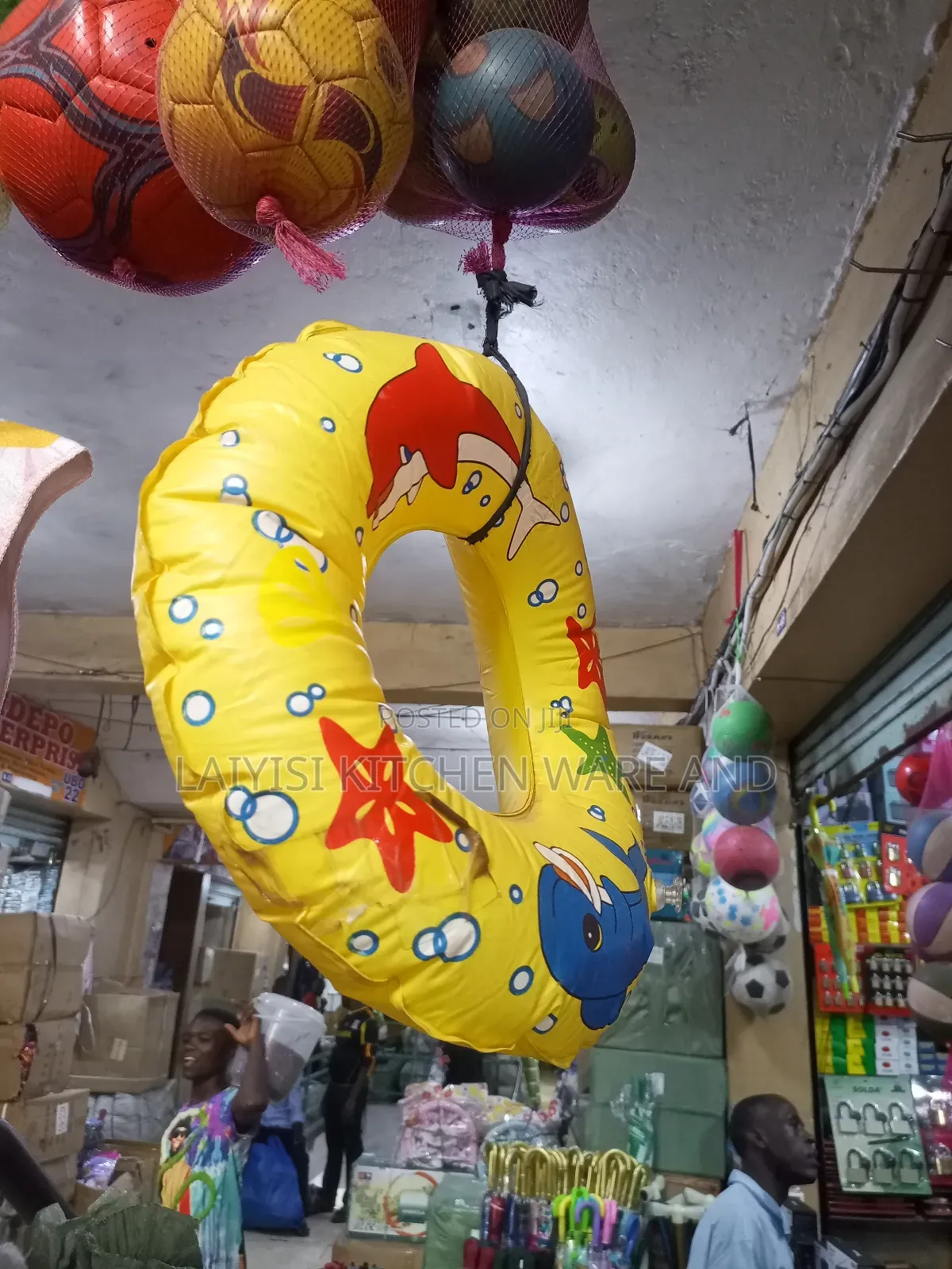 Swim Ring - Blow Up Floating Tube for Swimming Pool, Beach