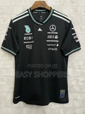 2025 Mercedes-Amg Petronas F1 Team Black Shirt.