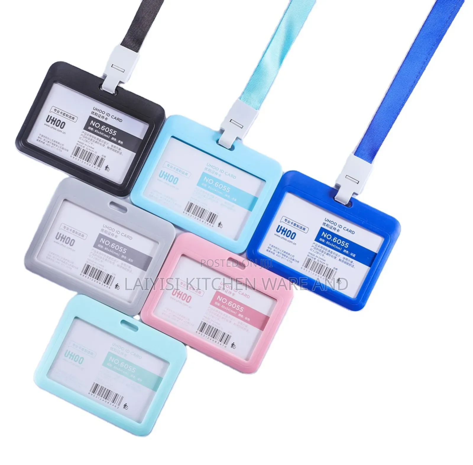 12pieces a Dozen of Id Card Holder Double Sided Transparant