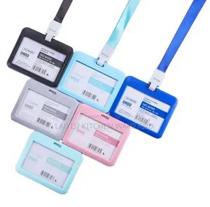 12pieces a Dozen of Id Card Holder Double Sided Transparant
